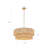 23.2" 6-Light Scalloped Rope Drum Chandelier-1664452976-1664452983