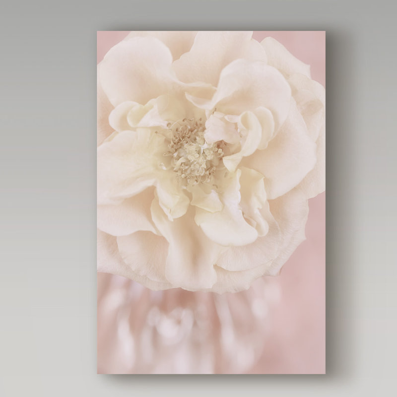 « rose gold », reproduction de photo sur toile tendue, H 19 po x l 12 po