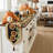 Ortega Fall Sunflower Field Scarecrow Woven Tapestry Table Runner-1611038050