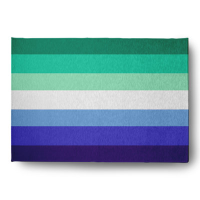 Chenille Striped Indoor Rug