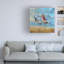 Art mural sur toile tendue - «Hope On a Rope» de Ronald West pour décoration de salon, de chambre à coucher ou de bureau - 14 x 14
