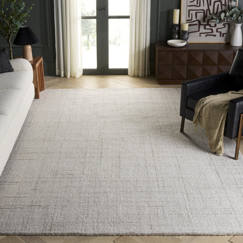 Abstract Hand Tufted Performance Abstract Rug, Rectangle 8' x 10'