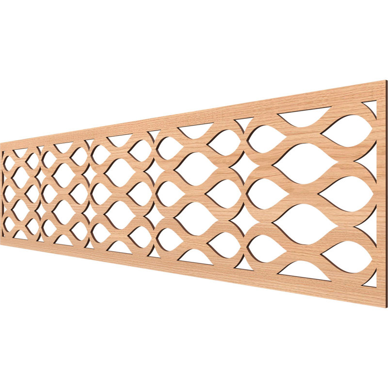 Moulure de panneau Somerset, Noyer blanc, H 12 po x l 47 po x P 0,25 po