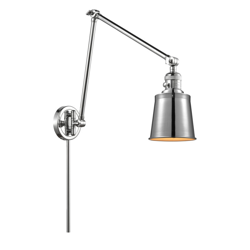 Lavender Hill Swing Arm Sconce, Antique Brass, No Bulb Included