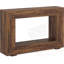 Table de canapé étroite en bois