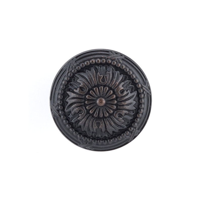 Poignée ronde Expression 1 5/16 po de diamètre, Bronze huilé et brossé