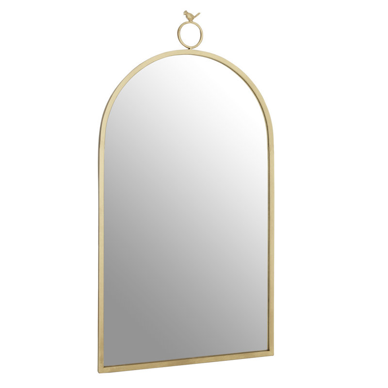 Minnich Metal Flat Wall Mirror