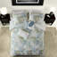 Ensemble de literie de luxe surdimensionné en coton, grand, bleu, design bord de mer pour le confort de la maison