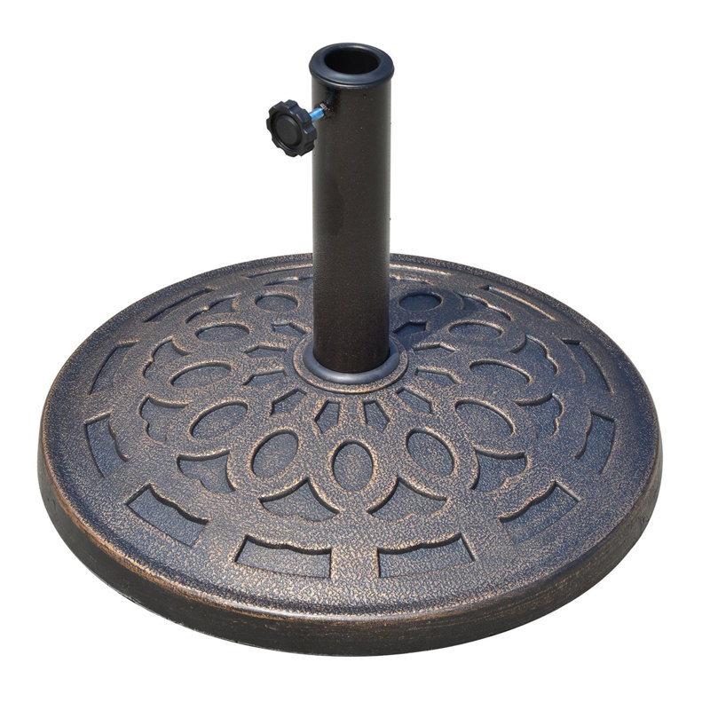 Base de parasol en résine Leffel