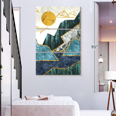 Avery Sun Over Abstract Landscape