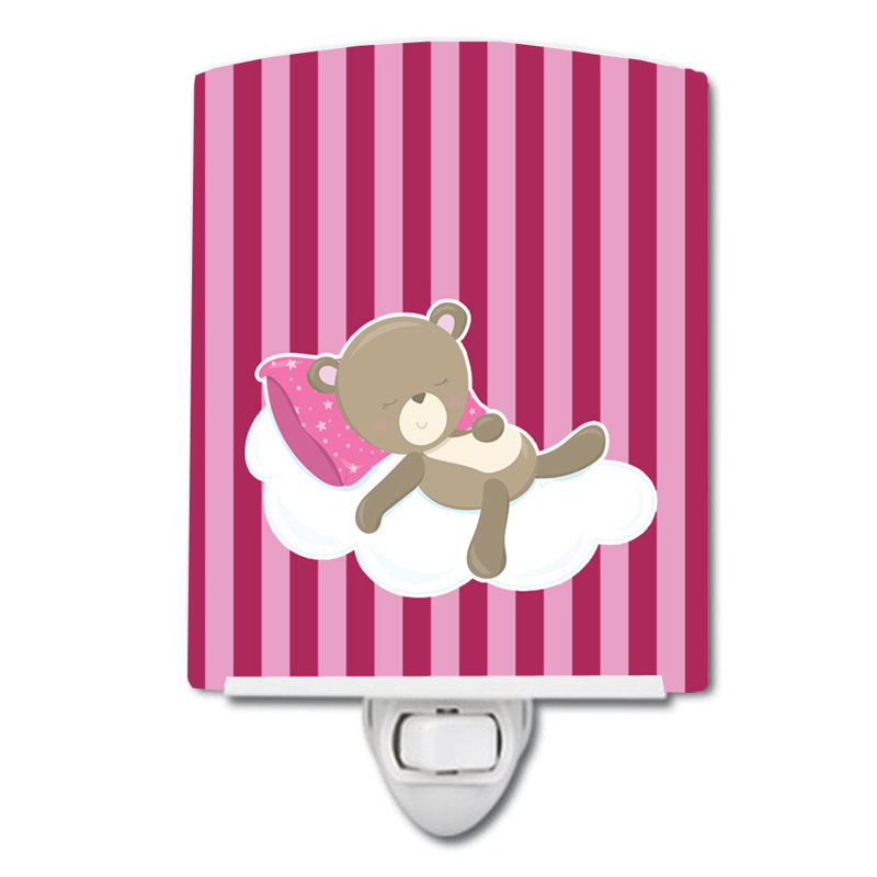 Baby Bear on Cloud Ceramic Night Light