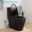 1.1/1.28 GPF Dual-Flush Elongated One-Piece Toilet, Water Sense Certified, Comfort Chair Height with Antimicrobial Glazed Surface (Seat Included)-89181560-121283082