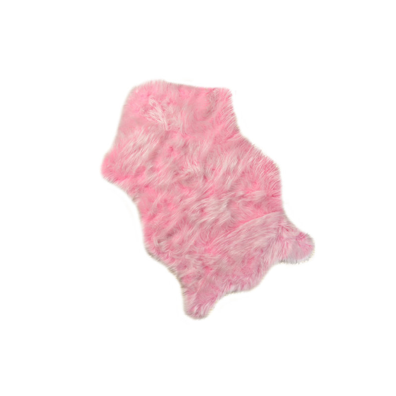 Braylon Bath Rug, 0.5" H x 23.62" W x 35.43" L, Pink