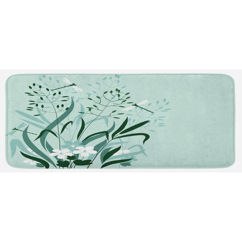 Tapis de cuisine libellule