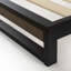 Lit plateforme bas en bambou et en métal de 37 po Daniel-701285199-753804251