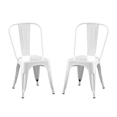 Kalya 18'' H Metal Stacking Side Chair