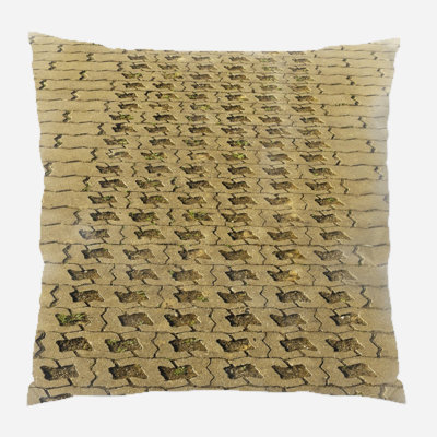 Coussin à carreaux