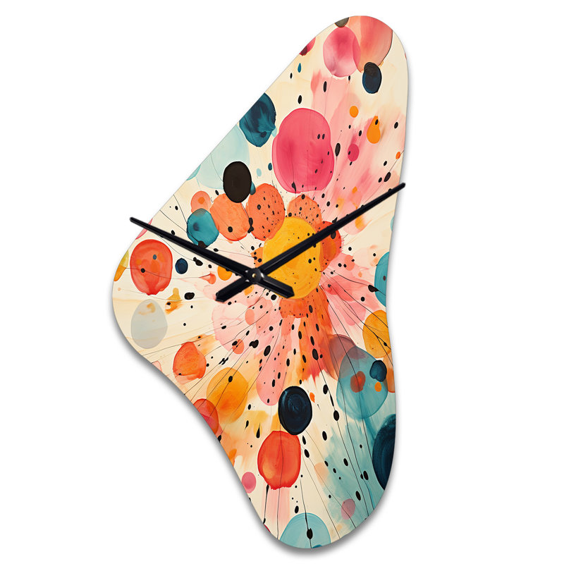 Horloge murale de style Mid Century, Grand