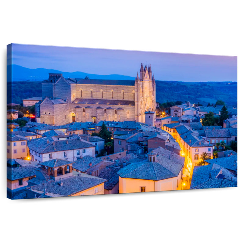 Orvieto Blue Hour, 8" H x 12" W