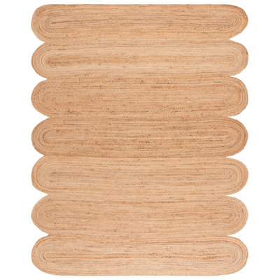 Natural Fiber Hand Woven Jute Pile Rug