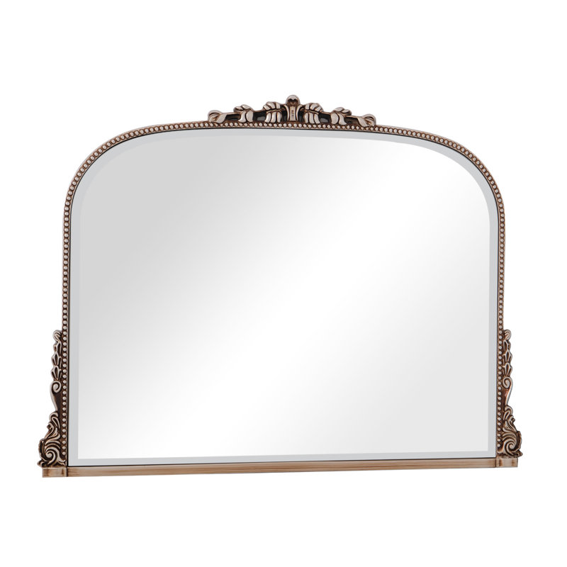 Miroir mural Baroque, Argent, 32 po x 43 po