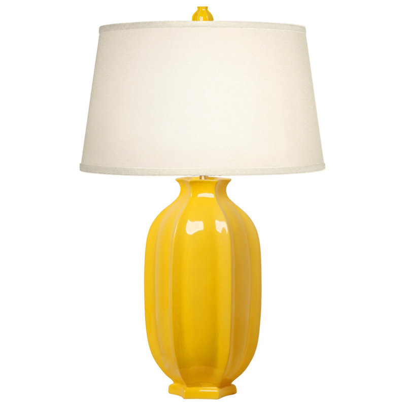 Lampe de table standard 32 po Dunson, Jaune