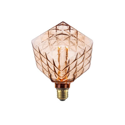 C5B1EC54CACA49C6BBE43FADFA91B4B1 LED Bulb Decorative E26 (Medium) Soft White 4 Watt Equivalence Transparent Amber