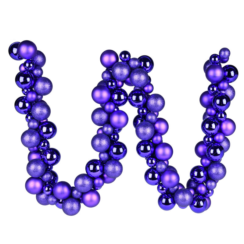 Guirlande de Noël 6 pi, Mauve