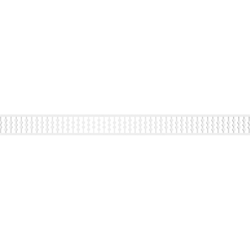 Bridgeport Architectural Grade PVC Running Trim, 4" H x 48" W x 0.63" D