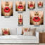 Horloge murale Lips Beautiful-2062470848