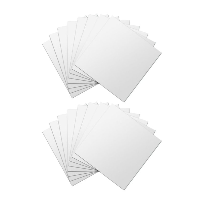 Feuilles de miroir flexibles, 80 pièces, carreaux de miroir carrés, autocollants muraux, mosaïque 3D, 14,8 x 14,8 cm