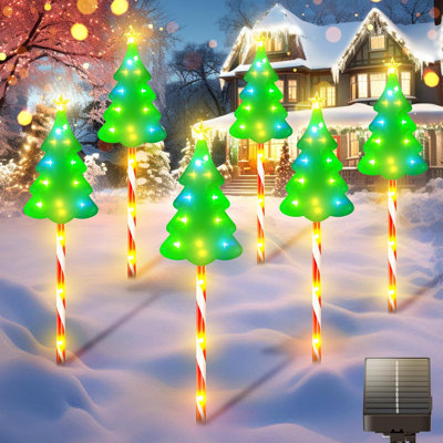 Arbre de Noël solaire à énergie solaire