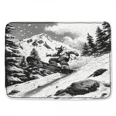 Tapis de bain Snowboard Sports