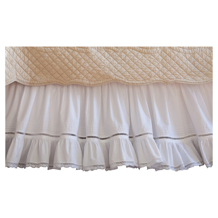 Prairie Cotton Ruffled Bed Skirt, King
