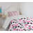Ambesonne Geometric Bedspread Set  Old Fashioned Style  Pink White Black-105580328