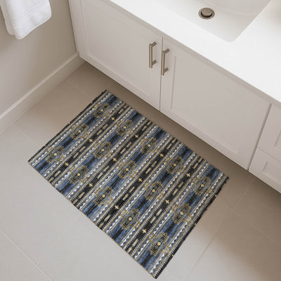 Tapis tribal intérieur / extérieur lavable à la machine