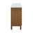 Cascade 36 in. Brown oak Bathroom Vanity With White, 3-Hole Ceramic Sink Top-100841269-100841266