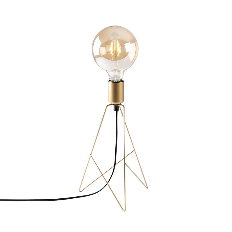 Lampe fantaisie en métal Eriyona, Or
