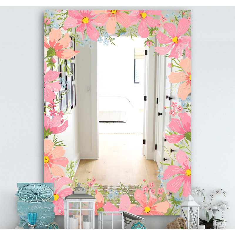 Garland Vivid 10 - Traditional Mirror - Printed Wall Mirror, 39.4" H x 29.5" W