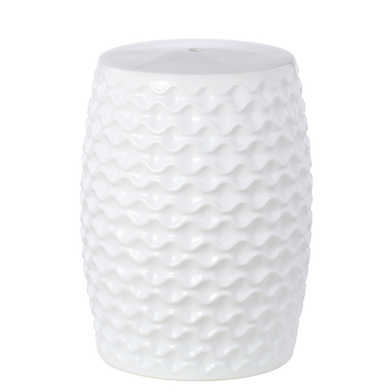Hillsville Ceramic Accent Stool