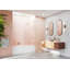 Illume 66.5 in. x 58.25 in. Fully Frameless Hinge Bathtub Door-1080987772