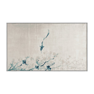 Machine Washable Gray Area Rug