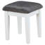 Ensemble de coiffeuse avec éclairage et tabouret