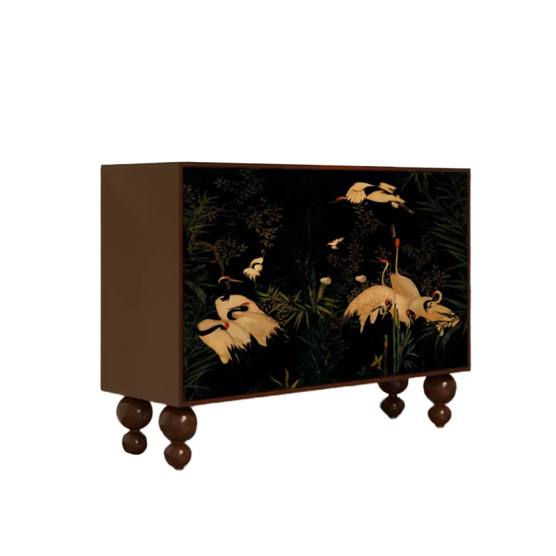 Armoire d'appoint, Noyer / noir
