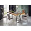 Huckleberry Solid Wood Top Metal Base Dining Table-665144026-665143974