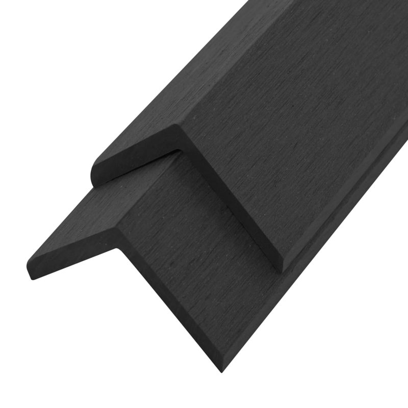 45cm W x 1700cm L x 45cm Laminate Flooring, Black