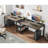 Zina 90.55'' W Rectangle Double Computer Desk-1301741940