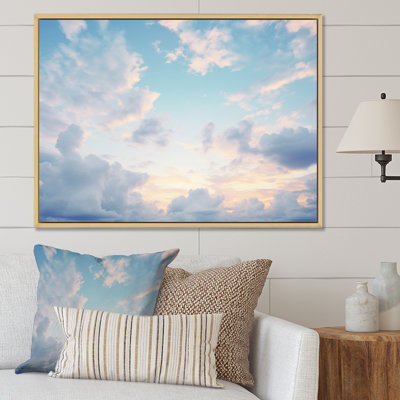 «White Sky Pure Elegance I» sur toile