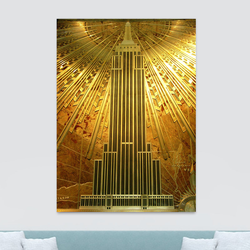 Empire State Building - Wrapped Canvas Print, 61cm H x 41cm W x 3.8cm D
