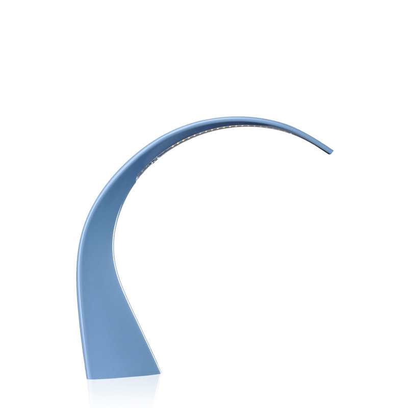 Taj LED Table Lamp, 12.6'' H X 12.2'' W X 3.74'' D, Light Blue